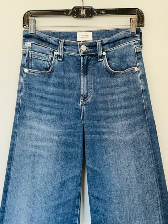 Citizens of Humanity Loli Wide Leg Jeans Baggy Soft Stretch Denim 23 XS/S - Picture 3 of 9